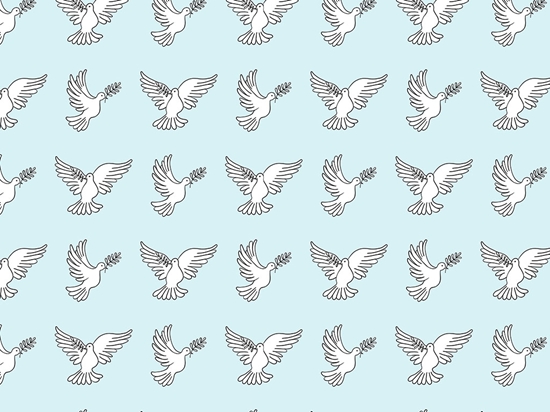Faithful Innocence Birds Vinyl Wrap Pattern