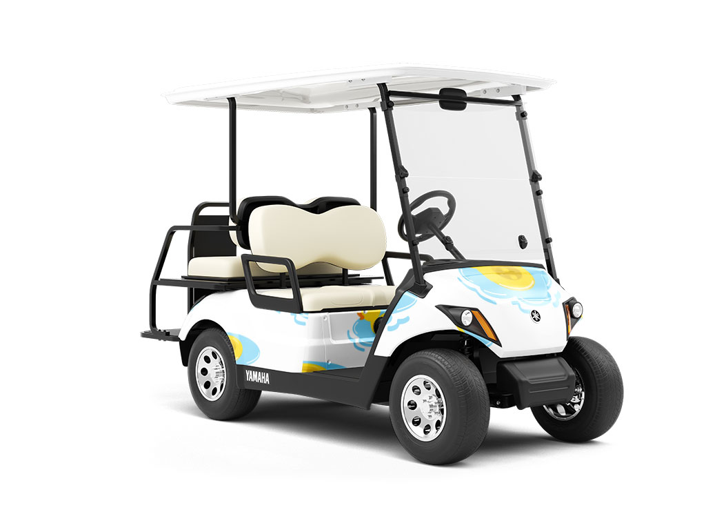 Rubber Duckie Birds Wrapped Golf Cart