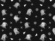 Dark Harpies Birds Vinyl Wrap Pattern