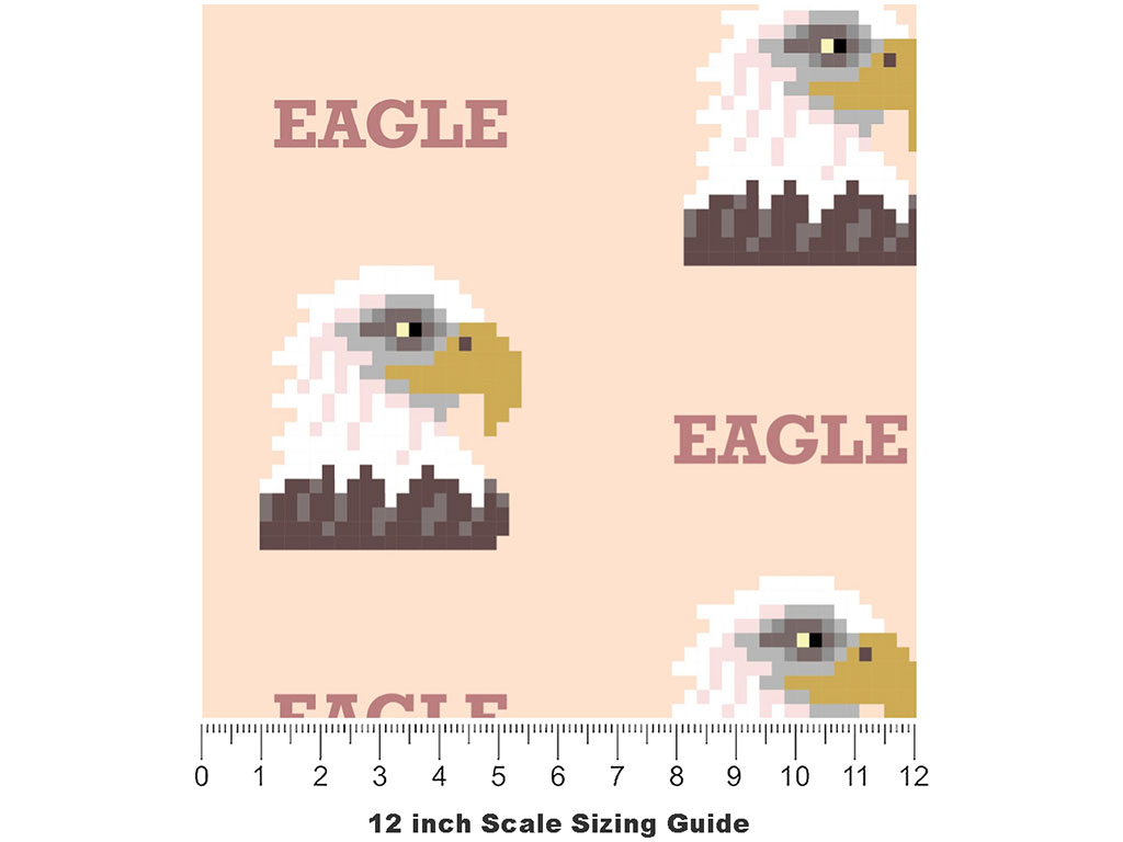 Pixel Pride Birds Vinyl Film Pattern Size 12 inch Scale