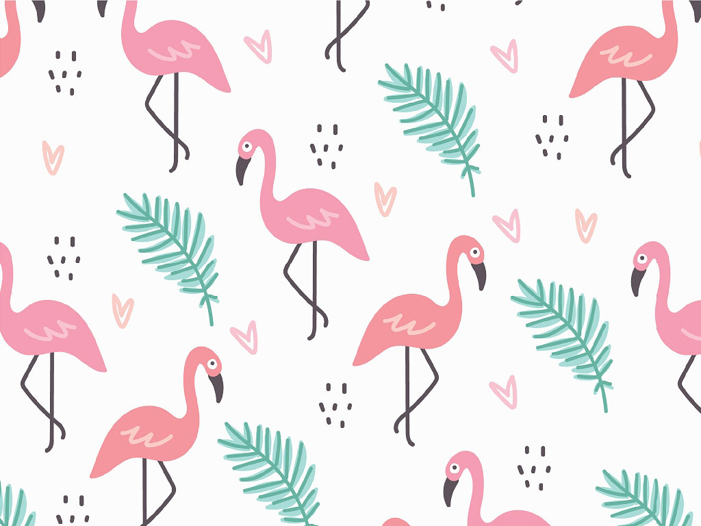 Pink Love Birds Vinyl Wrap Pattern