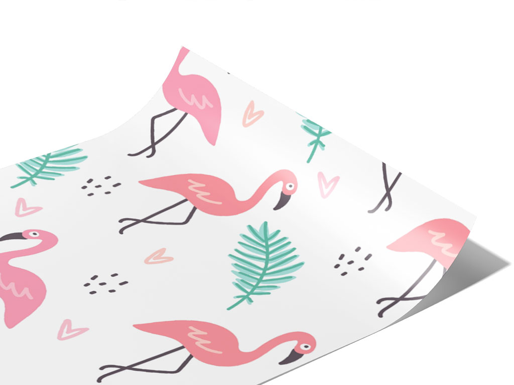 Pink Love Birds Vinyl Wraps