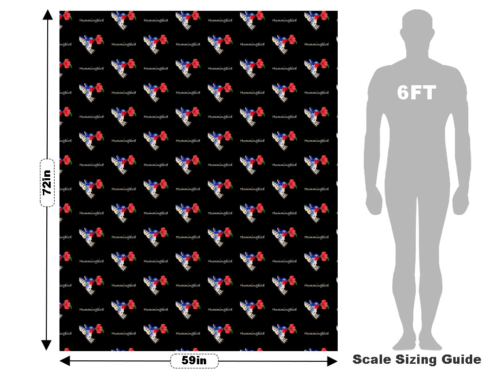 Fluttering Pixels Birds Vehicle Wrap Scale