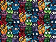 Who is There Birds Vinyl Wrap Pattern