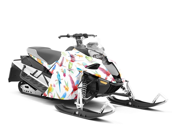 Repeat This Birds Custom Wrapped Snowmobile