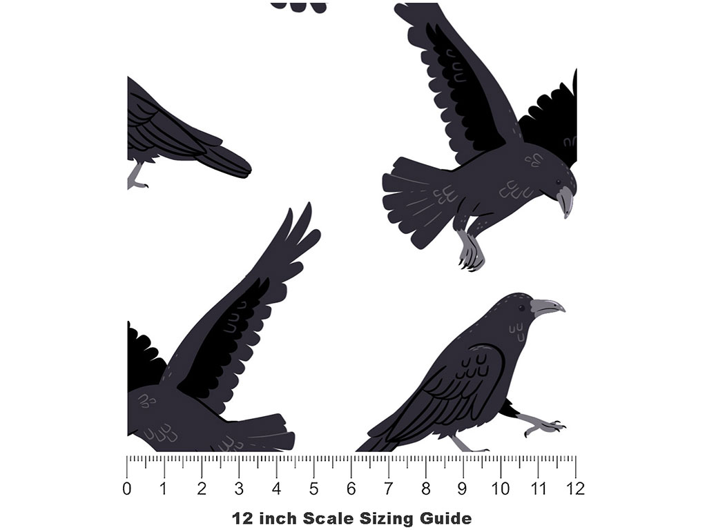 Furious Flight Birds Vinyl Film Pattern Size 12 inch Scale