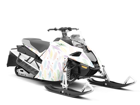Flock Together Birds Custom Wrapped Snowmobile