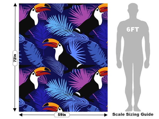 Hornbill Habitat Birds Vehicle Wrap Scale