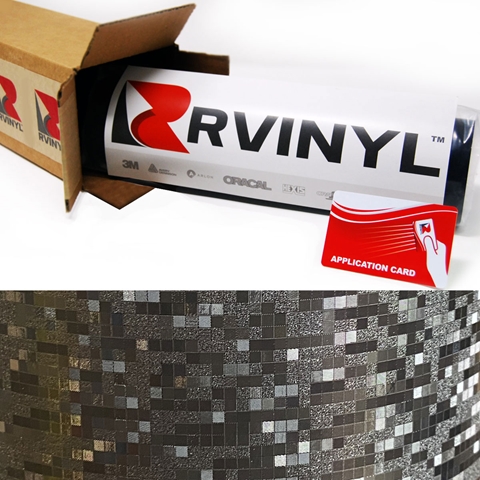 Rwraps™ 3D Carbon Fiber Vinyl Wrap Film - Black (Digital)