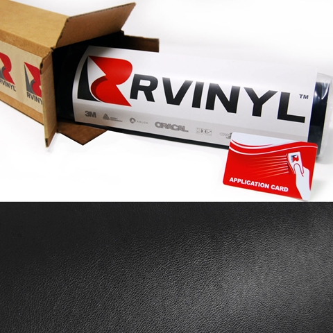 Rwraps™ Leather Vinyl Wrap Film - Black
