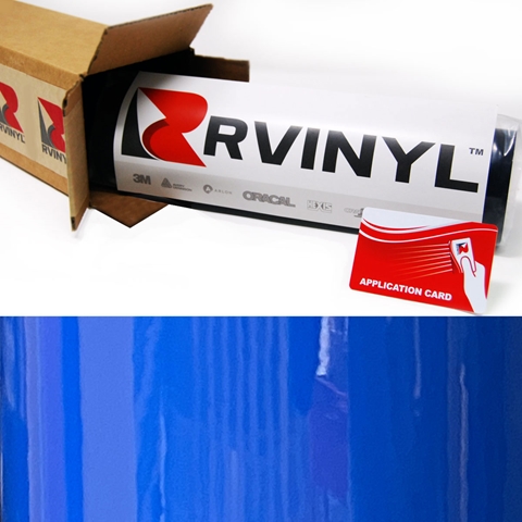 Rwraps™ Hyper Gloss Vinyl Wrap Film - Blue