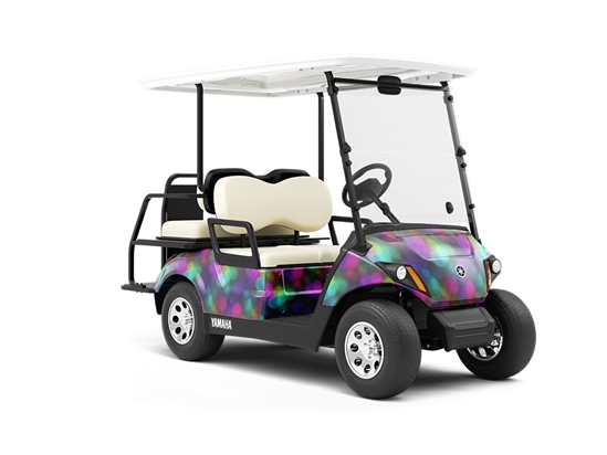 Carnival Nights Bokeh Wrapped Golf Cart