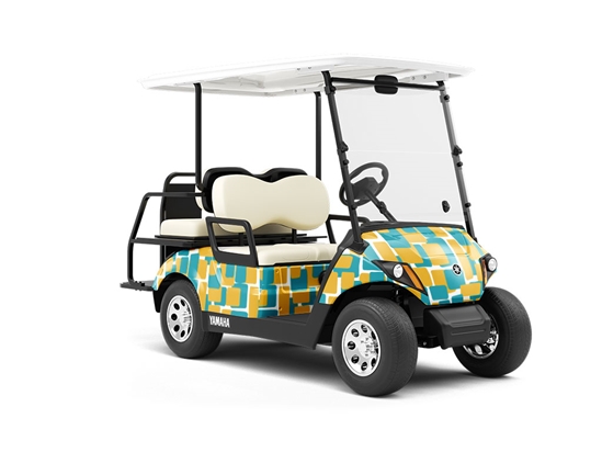 Complementary Layers Brick Wrapped Golf Cart
