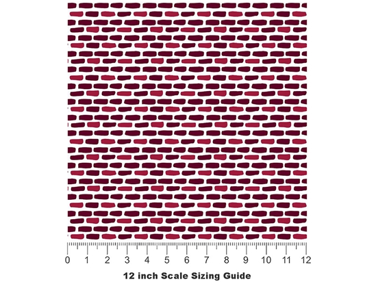 Jam Purple Brick Vinyl Film Pattern Size 12 inch Scale