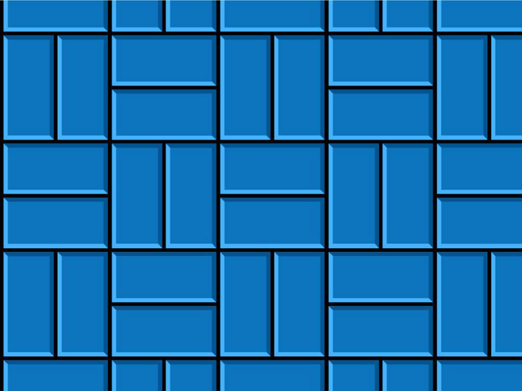 Blue  Brick Vinyl Wrap Pattern