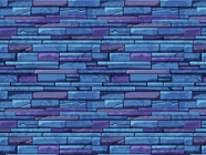 Azure  Brick Vinyl Wrap Pattern