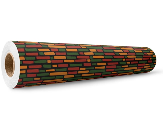 Rastafarian  Brick Wrap Film Wholesale Roll