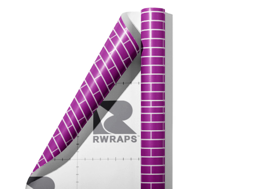 Purple  Brick Wrap Film Sheets