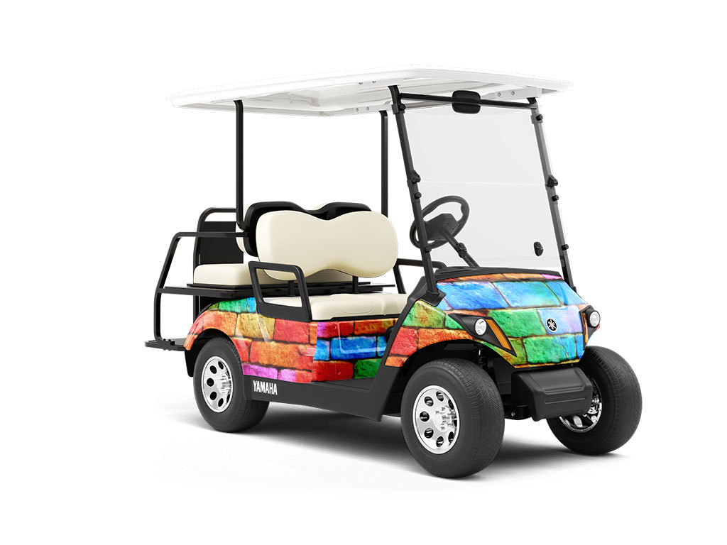 Classic  Brick Wrapped Golf Cart