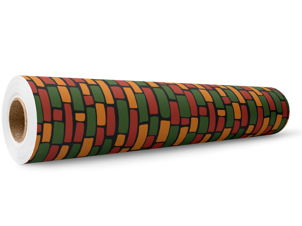 Large Rastafarian Brick Wrap Film Wholesale Roll