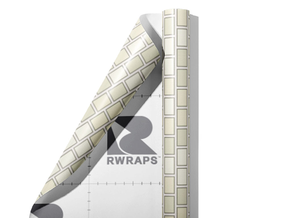 White  Brick Wrap Film Sheets