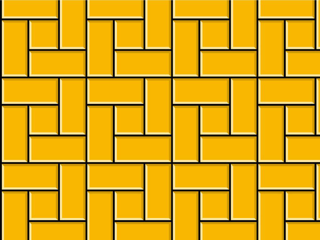 Yellow  Brick Vinyl Wrap Pattern