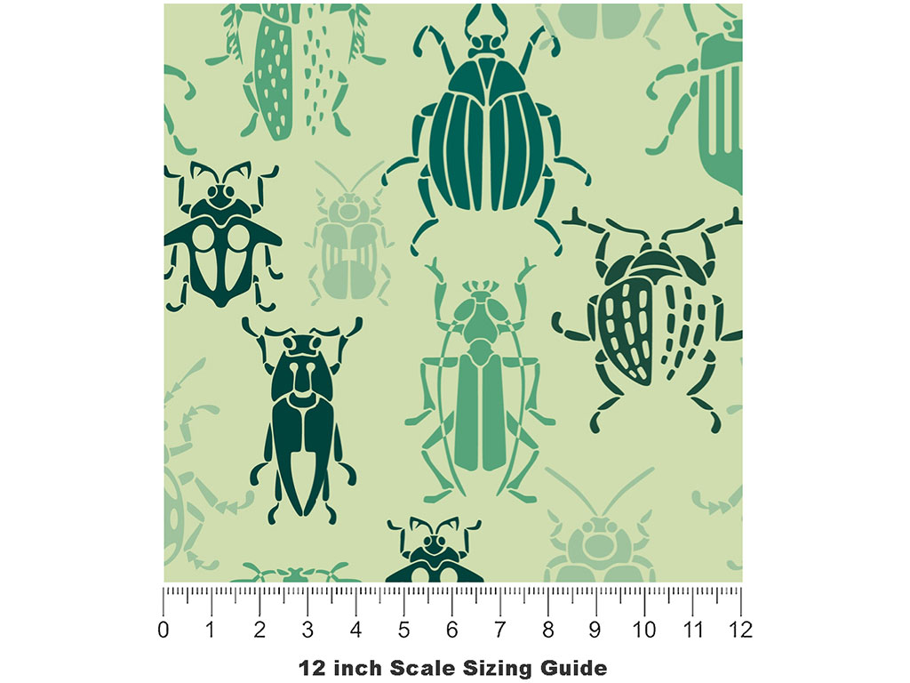 Jungle Home Bug Vinyl Film Pattern Size 12 inch Scale