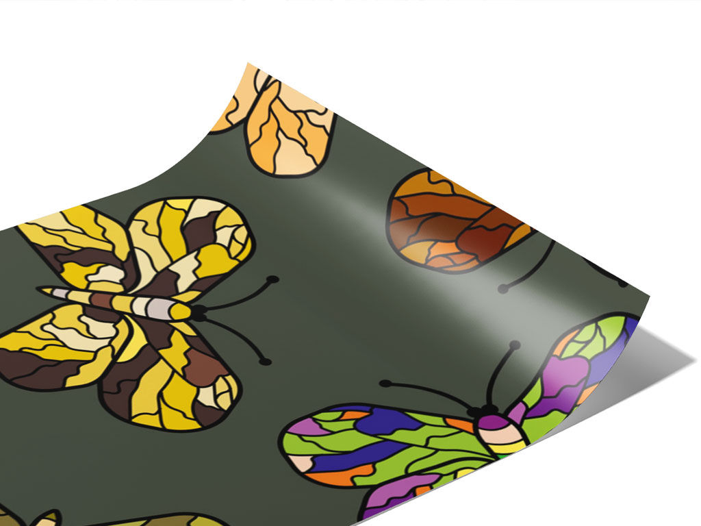 Stained Glass Bug Vinyl Wraps
