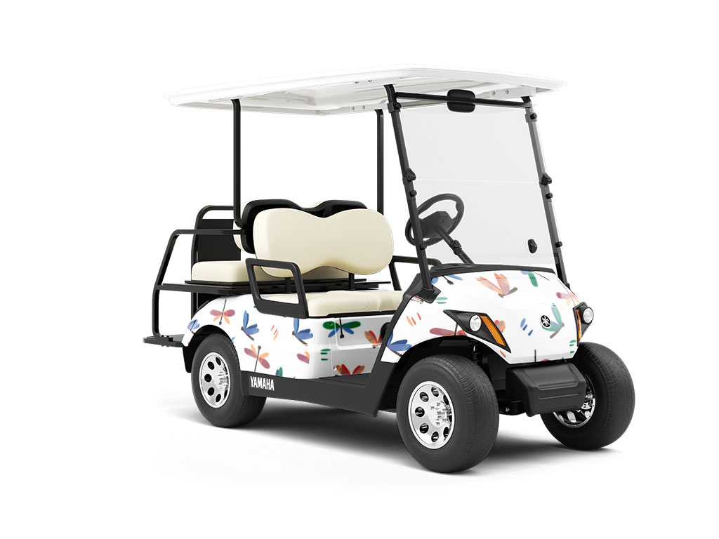 Polite Passerby Bug Wrapped Golf Cart