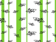 Green Locusts Bug Vinyl Wrap Pattern