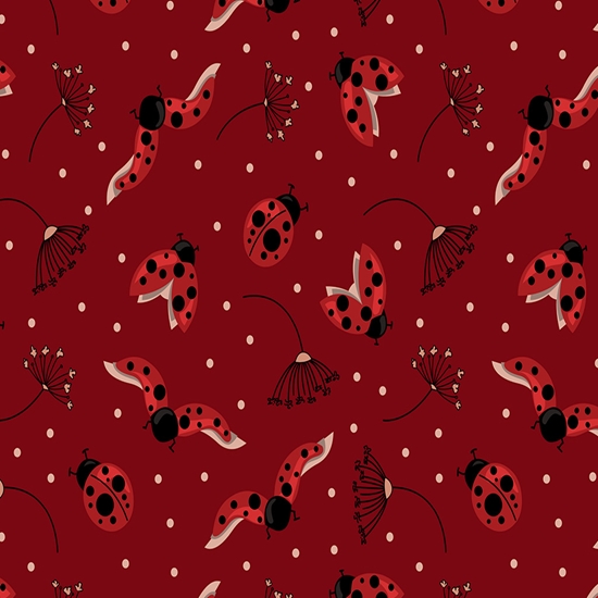 Ladies in Red Bug Vinyl Wrap Pattern