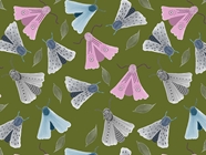 Flutter Along Bug Vinyl Wrap Pattern