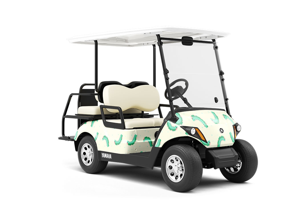 Patient Pupations Bug Wrapped Golf Cart