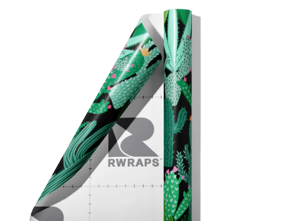 Completely Overrun Cacti Wrap Film Sheets