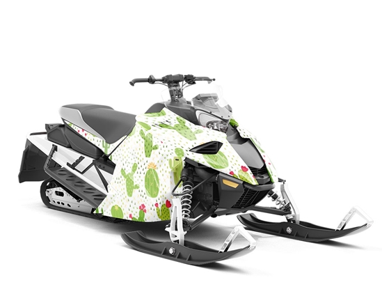 Prickly Pears Cacti Custom Wrapped Snowmobile