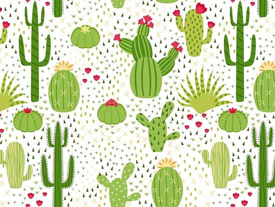 Prickly Pears Cacti Vinyl Wrap Pattern
