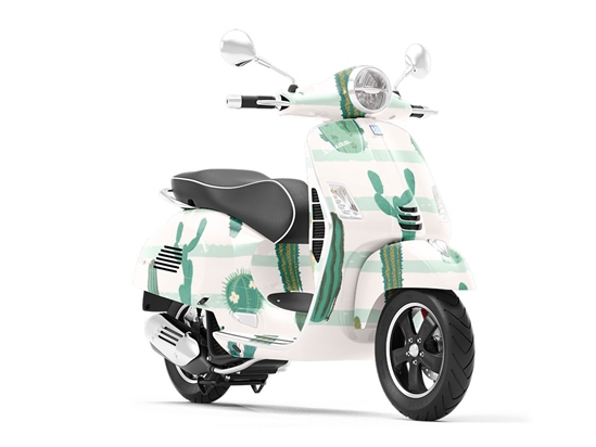 Stand Out Cacti Vespa Scooter Wrap Film