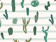 Stand Out Cacti Vinyl Wrap Pattern