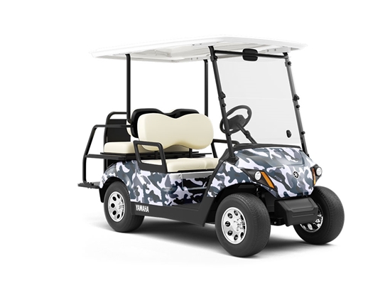 Blizzard ERDL Camouflage Wrapped Golf Cart
