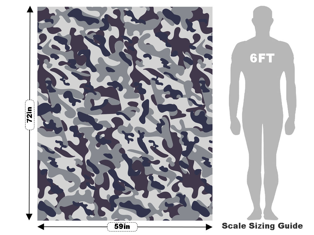 Dawn DPM Camouflage Vehicle Wrap Scale