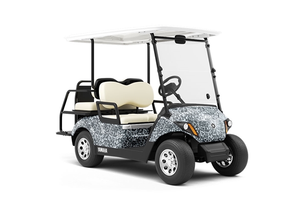 Powder Flecktarn Camouflage Wrapped Golf Cart