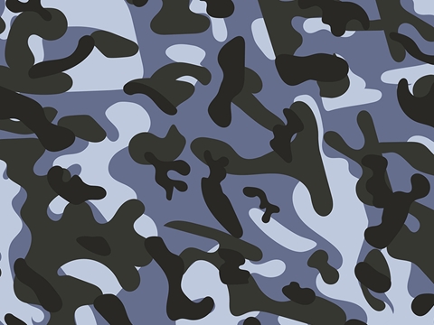 Rwraps™ Arctic Camouflage Print Vinyl Wrap Film - Snowdrift Flecktarn