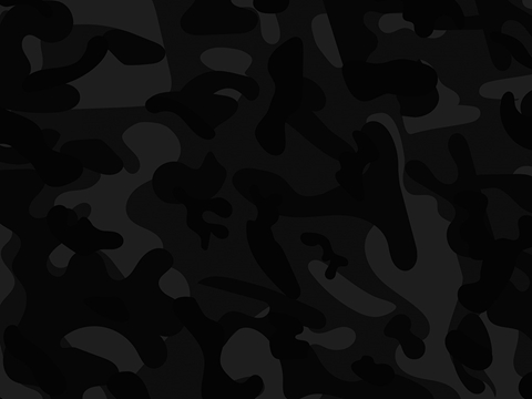 Rwraps™ Black Camouflage Print Vinyl Wrap Film - Ebony ERDL