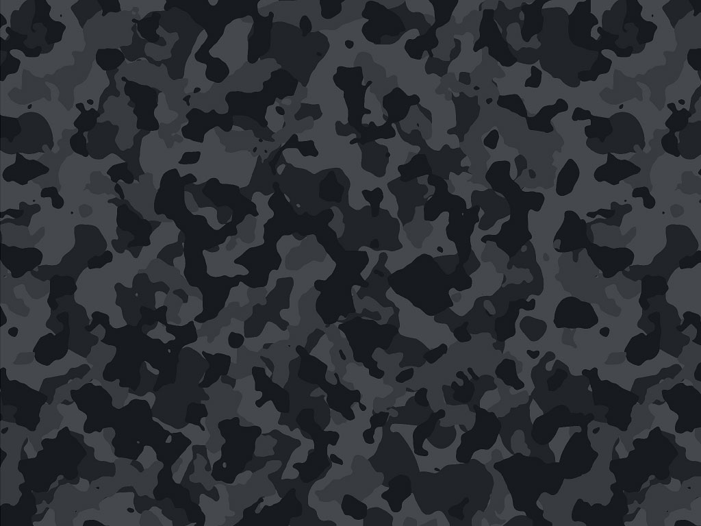 Rwraps™ Ebony ERDL Black Camouflage Vinyl Wrap | Camo Print Car Wrap Film