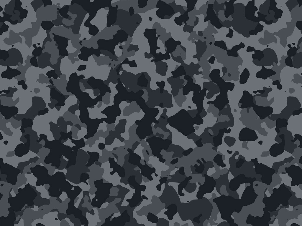 Midnight Flecktarn Camouflage Vinyl Wrap Pattern