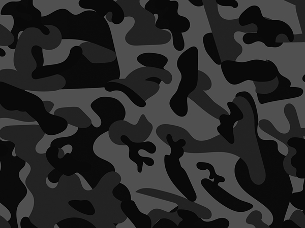 Sable Woodland Camouflage Vinyl Wrap Pattern