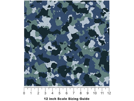 Air Force Camouflage Vinyl Film Pattern Size 12 inch Scale