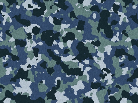 Rwraps™ Blue Camouflage Print Vinyl Wrap Film - Air Force