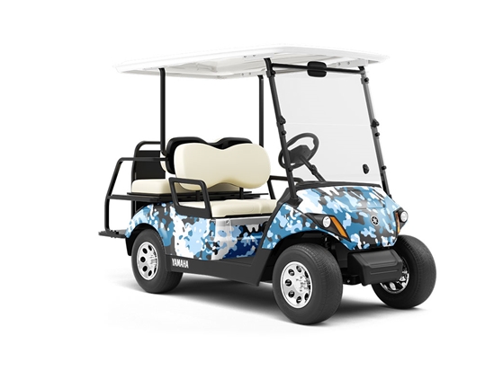 Brandeis Multicam Camouflage Wrapped Golf Cart