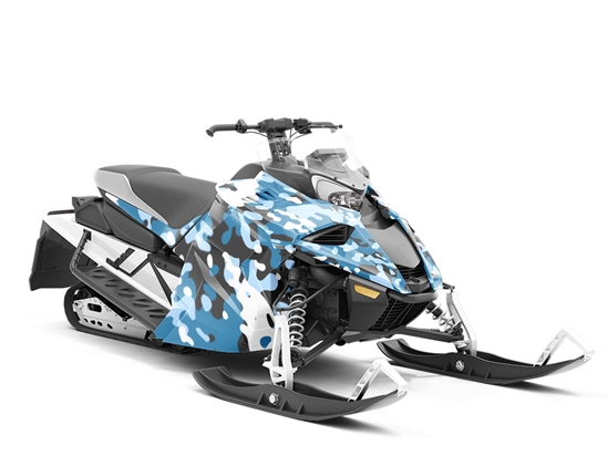 Brandeis Multicam Camouflage Custom Wrapped Snowmobile